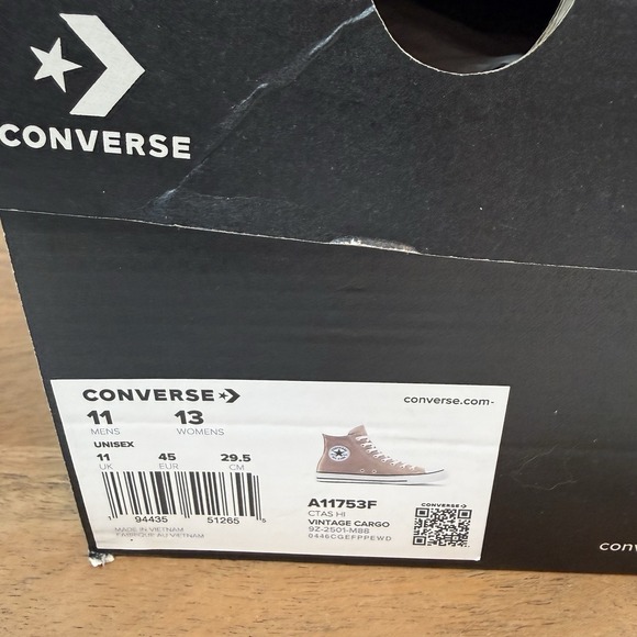 New Mens Converse Chuck Taylor All Star High Vintage Cargo Athletic Shoes Sz 11M main image 6
